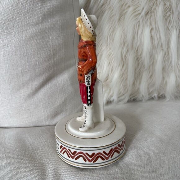 Vintage Schmid Annie Oakley Music Box Plays Those Were the Days Twirls Japan - Picture 6 of 13